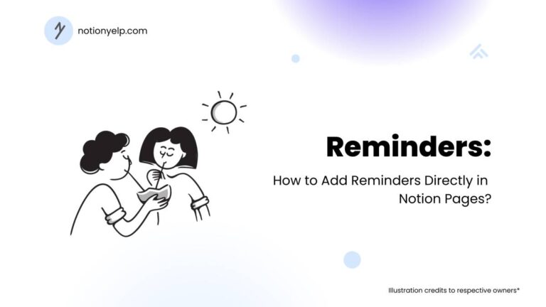 How to Add Reminders Directly in Notion Pages?