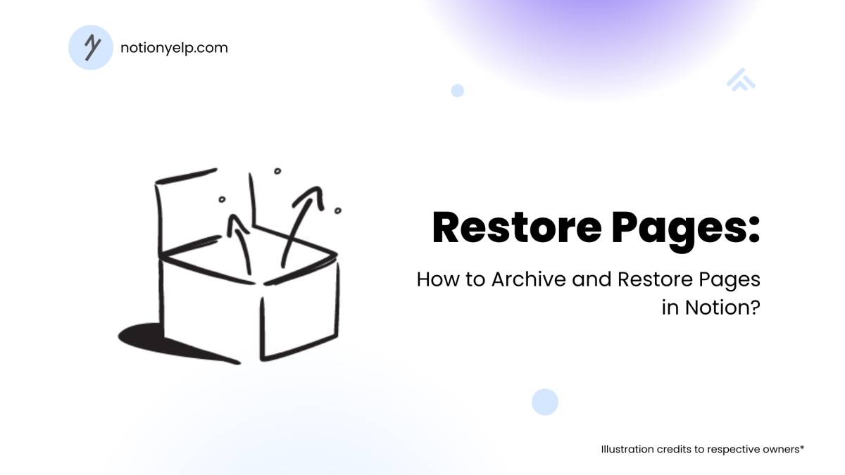 How to Archive and Restore Pages in Notion