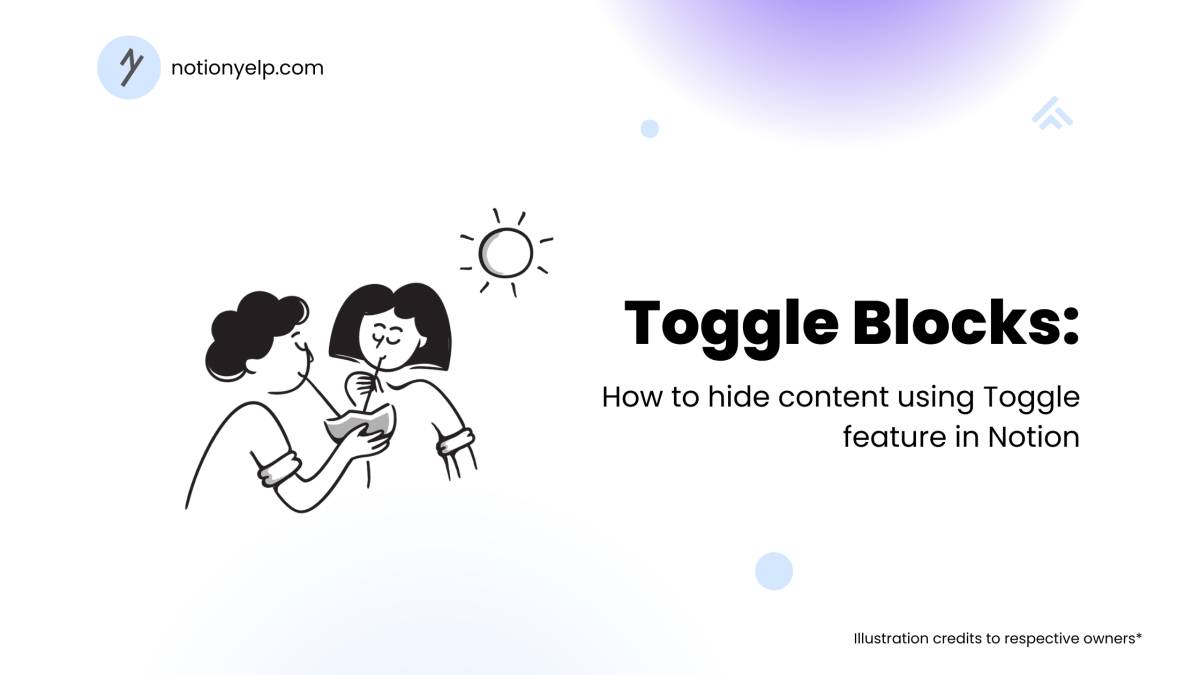 Hide content using Toggle Feature