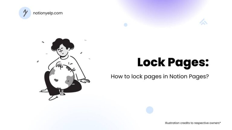 Lock pages in Notion