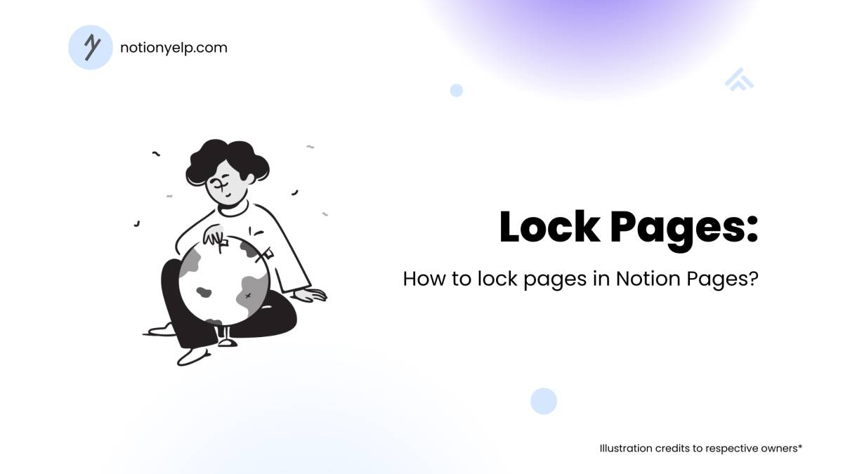 Lock pages in Notion