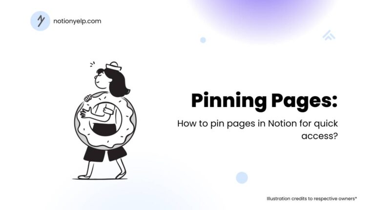 How to pin pages in Notion for quick access