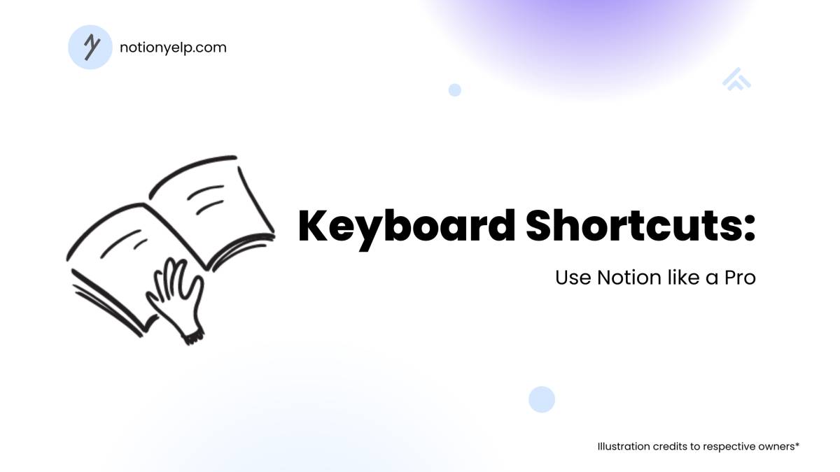 Notion keyboard shortcuts